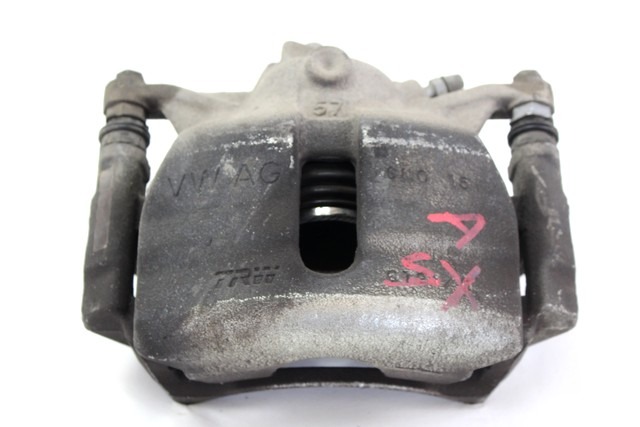 SPREDNJE LEVE ZAVORNE CELJUSTI  OEM N. 8V0615123 ORIGINAL REZERVNI DEL SKODA OCTAVIA MK3 5E3 NL3 NR3 (2012 - 2017)BENZINA/METANO LETNIK 2015