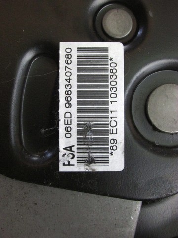 OEM N. 9683407680 ORIGINAL REZERVNI DEL PEUGEOT 207 / 207 CC R WA WC WD WK (05/2009 - 2015) DIESEL LETNIK 2011