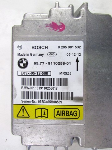 KIT AIRBAG KOMPLET OEM N. 18452 KIT AIRBAG COMPLETO ORIGINAL REZERVNI DEL BMW SERIE 3 BER/SW/COUPE/CABRIO E90/E91/E92/E93 (2005 -2009) DIESEL LETNIK 2006