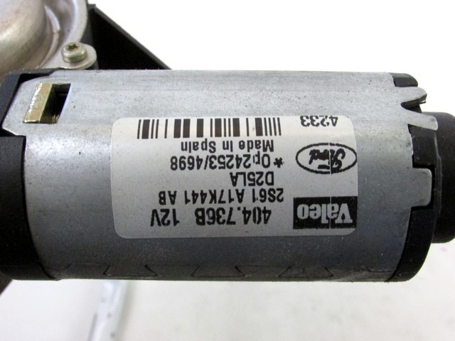 MOTORCEK ZADNJEGA BRISALCA OEM N. 2S61-A17K441-AB ORIGINAL REZERVNI DEL FORD FUSION JU (2002 - 02/2006) BENZINA LETNIK 2004