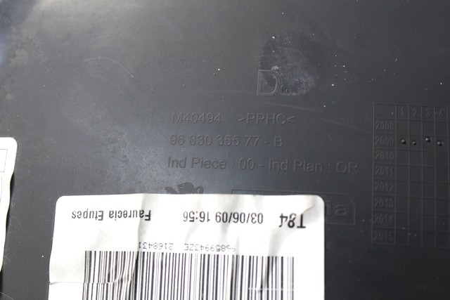 NOTRANJA OBLOGA SPREDNJIH VRAT OEM N. PNADTPG30080USV5P ORIGINAL REZERVNI DEL PEUGEOT 3008 MK1 0U (2009 - 2016) DIESEL LETNIK 2009