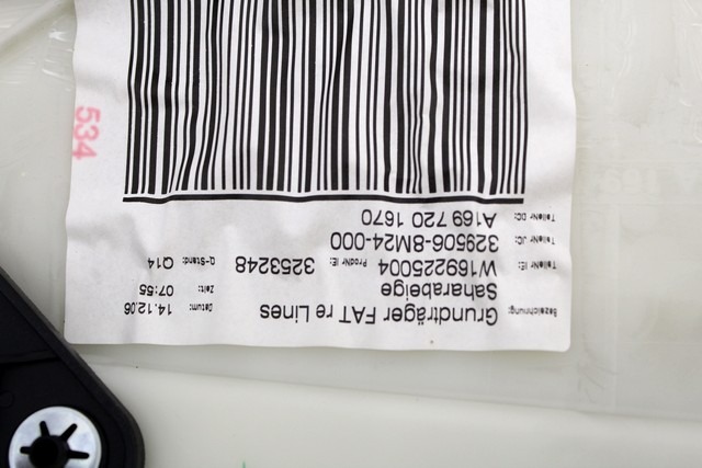 NOTRANJA OBLOGA SPREDNJIH VRAT OEM N. PNADTMBCLASBW245BR5P ORIGINAL REZERVNI DEL MERCEDES CLASSE B W245 T245 5P (2005 - 2011) DIESEL LETNIK 2007