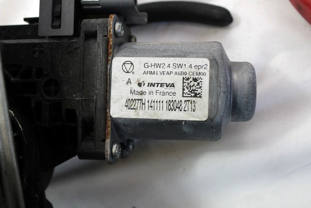 MEHANIZEM DVIGA SPREDNJIH STEKEL  OEM N. 470 SISTEMA ALZACRISTALLO PORTA ANTERIORE ELETTRIC ORIGINAL REZERVNI DEL CITROEN C4 MK2 (2010 - 2018) DIESEL LETNIK 2012