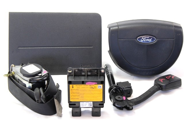 KIT AIRBAG KOMPLET OEM N. 16626 KIT AIRBAG COMPLETO ORIGINAL REZERVNI DEL FORD FUSION JU (2002 - 02/2006) DIESEL LETNIK 2004