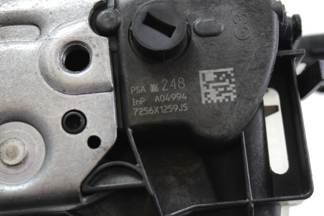 CENTRALNA KLJUCAVNICA ZADJIH LEVIH VRAT OEM N. 9800624880 ORIGINAL REZERVNI DEL CITROEN C3 MK2 SC (2009 - 2016) DIESEL LETNIK 2016