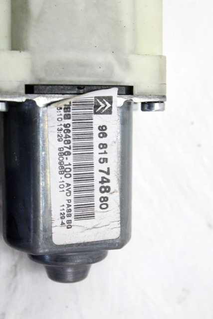 MEHANIZEM DVIGA SPREDNJIH STEKEL  OEM N. 18336 SISTEMA ALZACRISTALLO PORTA ANTERIORE ELETTR ORIGINAL REZERVNI DEL CITROEN C4 MK1 / COUPE L LC (2004 - 08/2009) DIESEL LETNIK 2010