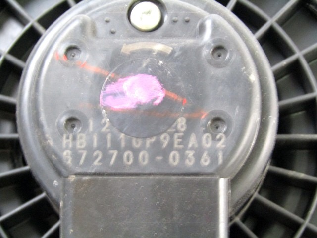 VENTILATOR  KABINE  OEM N. 672700-0361 ORIGINAL REZERVNI DEL MAZDA 6 GG GY (2003-2008) DIESEL LETNIK 2006