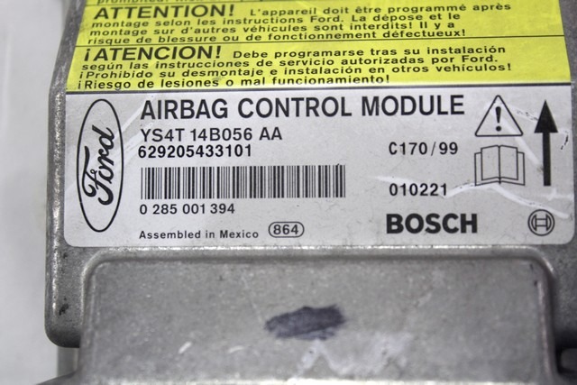 RACUNALNIK AIRBAG OEM N. YS4T-14B056-AA ORIGINAL REZERVNI DEL FORD FOCUS DAW DBW DNW MK1 BER/SW (1998-2001)DIESEL LETNIK 2001