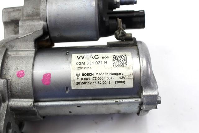 ZAGANJAC MOTORJA  OEM N. 02M911021H ORIGINAL REZERVNI DEL VOLKSWAGEN POLO 6R1 6C1 R (02/2014 - 2017) BENZINA LETNIK 2015