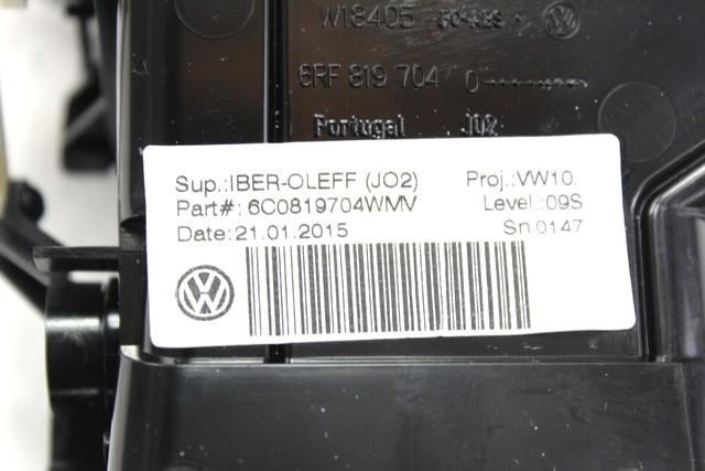 ODVOD ZRAKA OEM N. 6C0819704WMV ORIGINAL REZERVNI DEL VOLKSWAGEN POLO 6R1 6C1 R (02/2014 - 2017) BENZINA LETNIK 2015