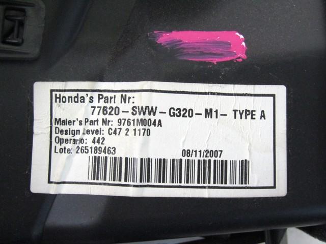 ODVOD ZRAKA OEM N. 77620-SWW-G320-M1 ORIGINAL REZERVNI DEL HONDA CRV RD MK3 (2006 -2012)DIESEL LETNIK 2007