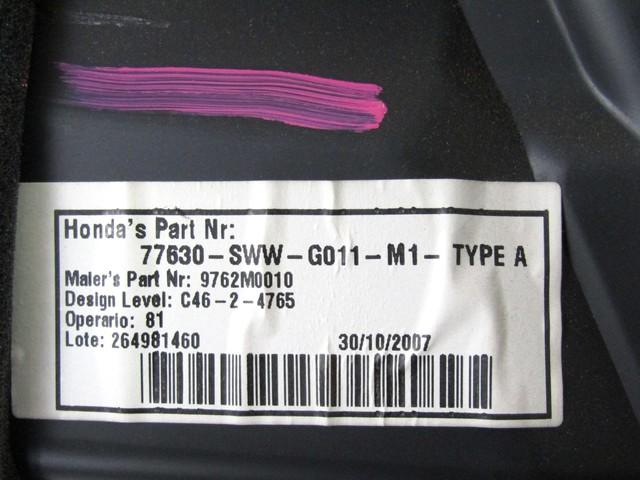 ODVOD ZRAKA OEM N. 77630-SWW-G011-M1 ORIGINAL REZERVNI DEL HONDA CRV RD MK3 (2006 -2012)DIESEL LETNIK 2007