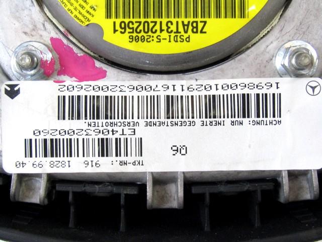 KIT AIRBAG KOMPLET OEM N. 18264 KIT AIRBAG COMPLETO ORIGINAL REZERVNI DEL MERCEDES CLASSE A W169 5P C169 3P (2004 - 04/2008) DIESEL LETNIK 2007