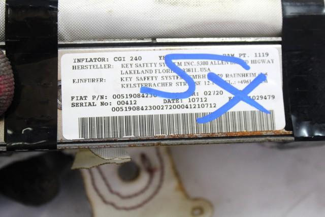 ZRACNA BLAZINA GLAVA LEVA OEM N. 51908423 ORIGINAL REZERVNI DEL LANCIA Y YPSILON 312 (dal 2011)BENZINA/GPL LETNIK 2012