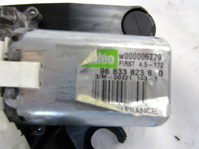 MOTORCEK ZADNJEGA BRISALCA OEM N. 9683382380 ORIGINAL REZERVNI DEL CITROEN C3 MK2 SC (2009 - 2016) BENZINA/GPL LETNIK 2011