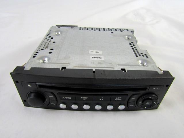 RADIO CD / OJACEVALNIK / IMETNIK HIFI OEM N. 96766518XT ORIGINAL REZERVNI DEL CITROEN C3 MK2 SC (2009 - 2016) BENZINA/GPL LETNIK 2011