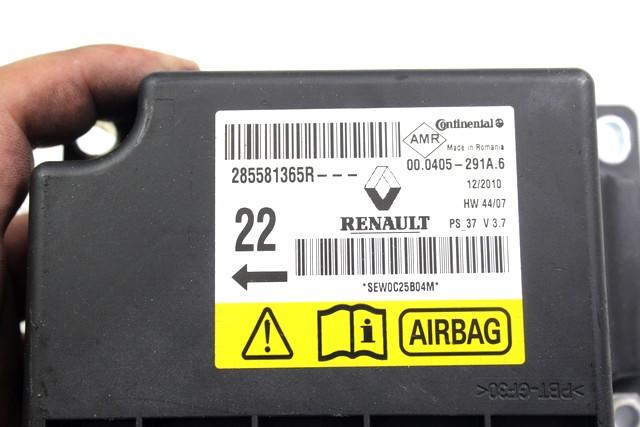 KIT AIRBAG KOMPLET OEM N. 31536 KIT AIRBAG COMPLETO ORIGINAL REZERVNI DEL RENAULT MEGANE MK3 BZ0/1 B3 DZ0/1 KZ0/1 BER/SPORTOUR/ESTATE (2009 - 2015) DIESEL LETNIK 2010