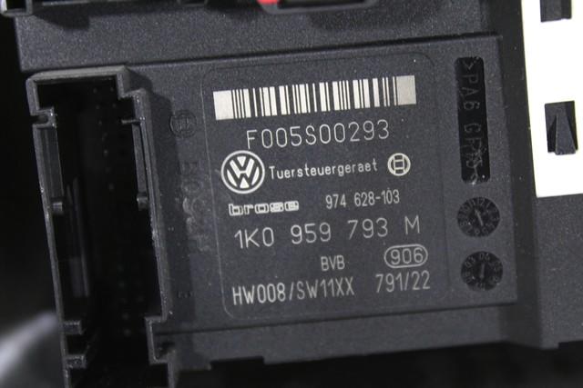 MEHANIZEM DVIGA SPREDNJIH STEKEL  OEM N. 19958 SISTEMA ALZACRISTALLO PORTA ANTERIORE ELETTR ORIGINAL REZERVNI DEL VOLKSWAGEN PASSAT B6 3C2 3C5 BER/SW (2005 - 09/2010)  DIESEL LETNIK 2008