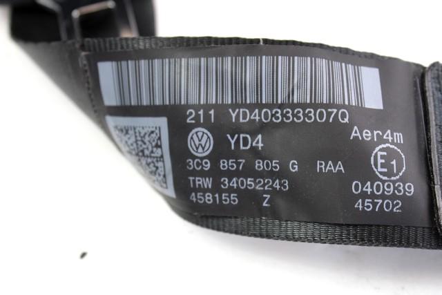 VARNOSTNI PAS OEM N. 3C9857805G ORIGINAL REZERVNI DEL VOLKSWAGEN PASSAT B6 3C2 3C5 BER/SW (2005 - 09/2010)  DIESEL LETNIK 2008