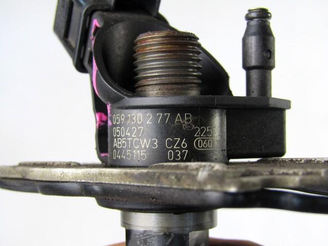 INJEKTORJI DIESEL OEM N. 059130277AB ORIGINAL REZERVNI DEL AUDI A6 C6 4F2 4FH 4F5 BER/SW/ALLROAD (07/2004 - 10/2008) DIESEL LETNIK 2006