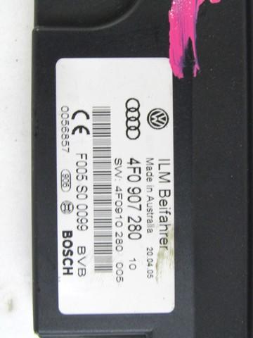 KONTROLA UDOBJA (BLUE & ME) OEM N. 4F0907280 ORIGINAL REZERVNI DEL AUDI A6 C6 4F2 4FH 4F5 BER/SW/ALLROAD (07/2004 - 10/2008) DIESEL LETNIK 2006