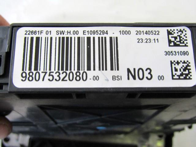 KOMPLET ODKLEPANJE IN VZIG  OEM N. 8685 KIT ACCENSIONE AVVIAMENTO ORIGINAL REZERVNI DEL PEUGEOT 208 CA CC MK1 (2012 -2019) DIESEL LETNIK 2014