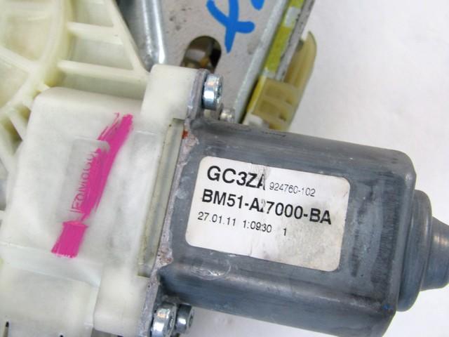 MEHANIZEM DVIGA ZADNJIH STEKEL  OEM N. 8175 SISTEMA ALZACRISTALLO PORTA POSTERIORE ELETTR ORIGINAL REZERVNI DEL FORD FOCUS MK3 4P/5P/SW (2011 - 2014)DIESEL LETNIK 2011