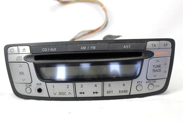 RADIO CD / OJACEVALNIK / IMETNIK HIFI OEM N. 86120-0H010 ORIGINAL REZERVNI DEL TOYOTA AYGO B1 R (2009 - 02/2012) BENZINA LETNIK 2011