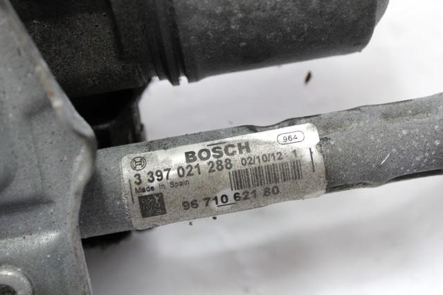 MOTORCEK PREDNJIH BRISALCEV OEM N. 9671062180 ORIGINAL REZERVNI DEL PEUGEOT 5008 0U 0E MK1 (2009 - 2013) DIESEL LETNIK 2013