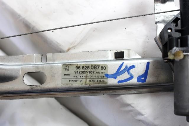 MEHANIZEM DVIGA ZADNJIH STEKEL  OEM N. 5291 SISTEMA ALZACRISTALLO PORTA POSTERIORE ELETTR ORIGINAL REZERVNI DEL PEUGEOT 5008 0U 0E MK1 (2009 - 2013) DIESEL LETNIK 2013