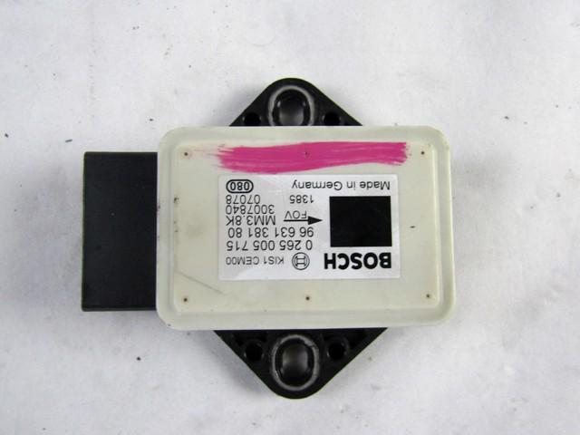 ESP OEM N. 9663138180 ORIGINAL REZERVNI DEL CITROEN C4 PICASSO/GRAND PICASSO MK1 (2006 - 08/2013) DIESEL LETNIK 2008