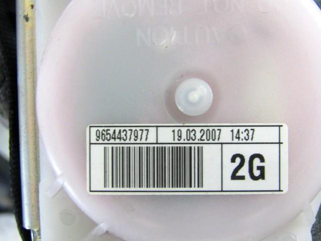 VARNOSTNI PAS OEM N. 9654437977 ORIGINAL REZERVNI DEL CITROEN C4 PICASSO/GRAND PICASSO MK1 (2006 - 08/2013) DIESEL LETNIK 2008