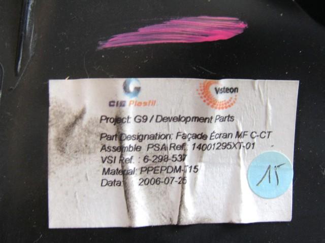 ARMATURNA PLO?CA OEM N. 1400129577 ORIGINAL REZERVNI DEL CITROEN JUMPY VF7 (2007 - 2016) DIESEL LETNIK 2007