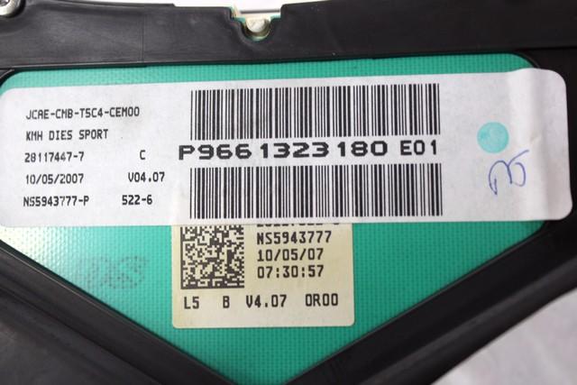 KILOMETER STEVEC OEM N. 9661323180 ORIGINAL REZERVNI DEL PEUGEOT 307 3A/B/C/E/H BER/SW/CABRIO (2001 - 2009) DIESEL LETNIK 2007