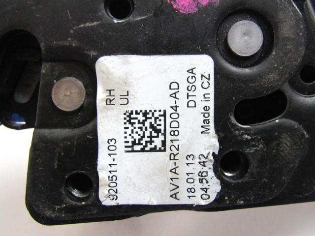 CENTRALNI ZAKLEP SPREDNJIH VRAT  OEM N. AV1A-R218D04-AD ORIGINAL REZERVNI DEL FORD BMAX JK (2012 - 2018)BENZINA LETNIK 2013