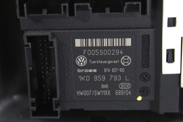 MEHANIZEM DVIGA SPREDNJIH STEKEL  OEM N. 18729 SISTEMA ALZACRISTALLO PORTA ANTERIORE ELETTR ORIGINAL REZERVNI DEL VOLKSWAGEN PASSAT B6 3C2 3C5 BER/SW (2005 - 09/2010)  DIESEL LETNIK 2006