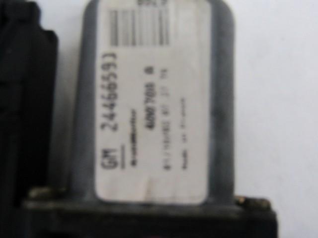 MEHANIZEM DVIGA SPREDNJIH STEKEL  OEM N. 14913 SISTEMA ALZACRISTALLO PORTA ANTERIORE ELETTR ORIGINAL REZERVNI DEL OPEL CORSA C X01 (10/2000 - 2004) DIESEL LETNIK 2002