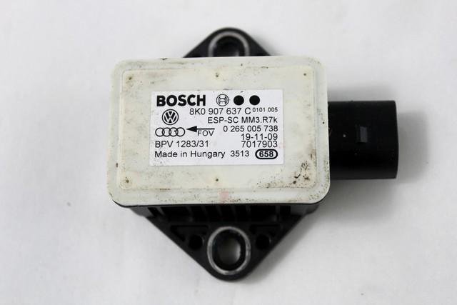 ESP OEM N. 8K0907637C ORIGINAL REZERVNI DEL AUDI A4 B8 8K2 BER/SW/CABRIO (2007 - 11/2015) DIESEL LETNIK 2010