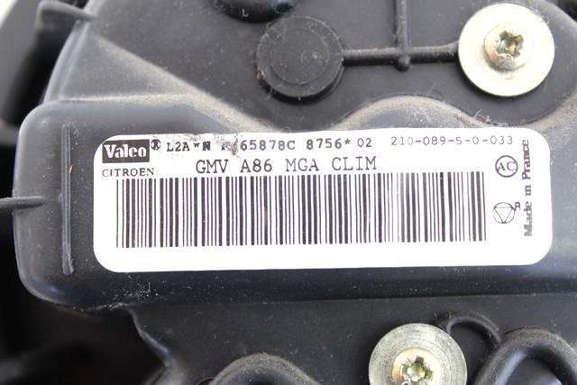 VENTILATOR  KABINE  OEM N. 6441Q6 ORIGINAL REZERVNI DEL CITROEN C2 (2004 - 2009) BENZINA LETNIK 2005