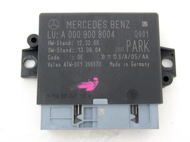 ECU PARKIRNI SENZORJI OEM N. A0009008004 ORIGINAL REZERVNI DEL MERCEDES CLASSE E W207 COUPE' CABRIOLET C207 A207 (2009 - 2016)DIESEL LETNIK 2014