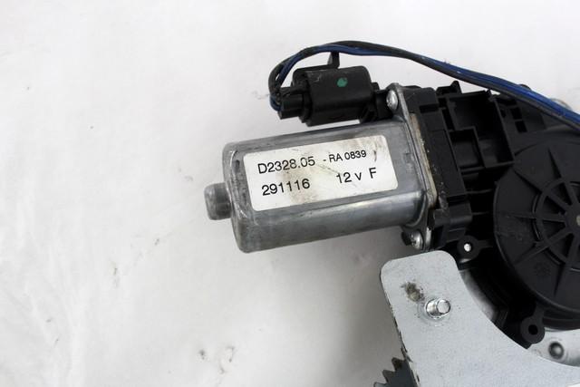 MEHANIZEM DVIGA SPREDNJIH STEKEL  OEM N. 16252 SISTEMA ALZACRISTALLO PORTA ANTERIORE ELETTR ORIGINAL REZERVNI DEL TOYOTA RAV 4 A2 MK2 (2000 - 2006) DIESEL LETNIK 2003