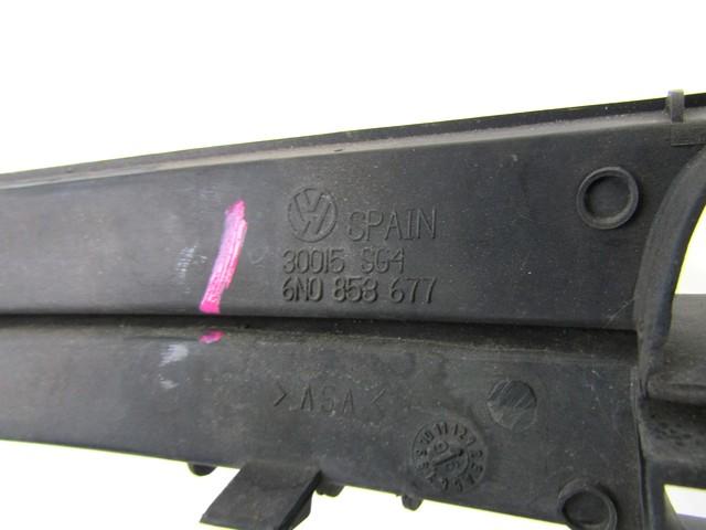 MASKA ODBIJACA OEM N. 6N0853677 ORIGINAL REZERVNI DEL VOLKSWAGEN POLO 6N1 6V2 (11/1994 - 01/2000)BENZINA LETNIK 1996