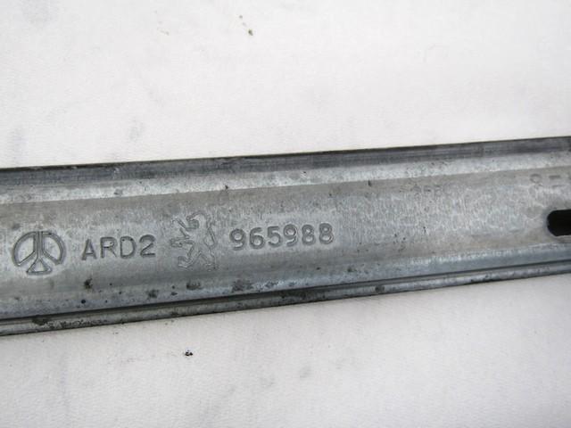 ROCNI SISTEM ZA DVIGOVANJE ZADNJEGA STEKLA  OEM N. 9224A3 ORIGINAL REZERVNI DEL PEUGEOT 307 3A/B/C/E/H BER/SW/CABRIO (2001 - 2009) DIESEL LETNIK 2007