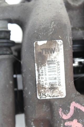 ZADNJE LEVE ZAVORNE CELJUSTI  OEM N. 9635313680 ORIGINAL REZERVNI DEL CITROEN C4 MK1 / COUPE L LC (2004 - 08/2009) DIESEL LETNIK 2007