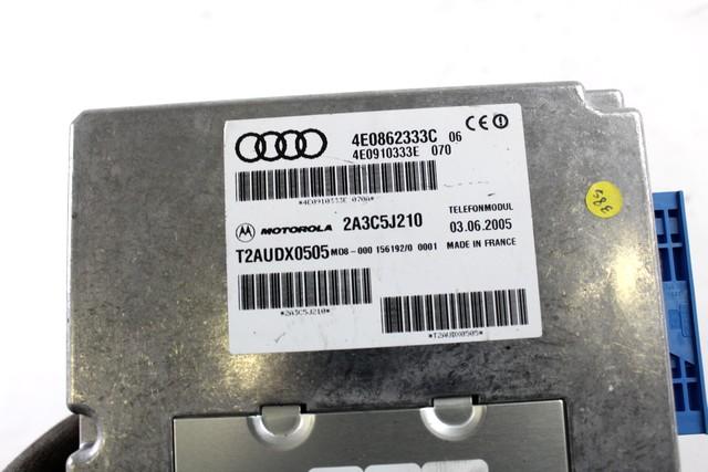 RACUNALNIK TELEFONA  OEM N. 4E0862333C ORIGINAL REZERVNI DEL AUDI A8 MK2 D3/4E (2002 - 2009)BENZINA LETNIK 2005