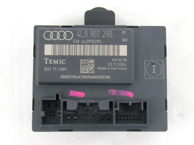 RACUNALNIK VRAT IN STEKEL OEM N. 4L0907290 ORIGINAL REZERVNI DEL AUDI Q7 4L (2005 - 2015) DIESEL LETNIK 2007