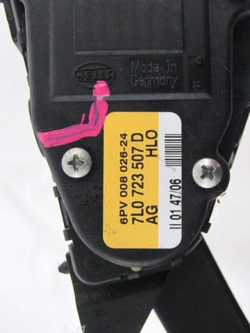 PEDALI OEM N. 7L0723507D ORIGINAL REZERVNI DEL AUDI Q7 4L (2005 - 2015) DIESEL LETNIK 2007