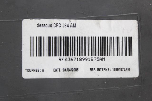 MONTA?NI DELI /  ARMATURNE PLOSCE SPODNJI OEM N. 8200140872 ORIGINAL REZERVNI DEL RENAULT SCENIC/GRAND SCENIC JM0/1 MK2 (2003 - 2009) DIESEL LETNIK 2005