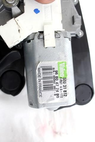 MOTORCEK ZADNJEGA BRISALCA OEM N. 9680477480 ORIGINAL REZERVNI DEL PEUGEOT 3008 MK1 0U (2009 - 2016) DIESEL LETNIK 2010