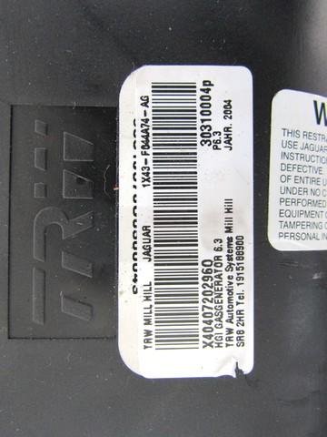 KIT AIRBAG KOMPLET OEM N. 17547 KIT AIRBAG COMPLETO ORIGINAL REZERVNI DEL JAGUAR X-TYPE X400 MK1 BER/SW (2001-2005) DIESEL LETNIK 2004